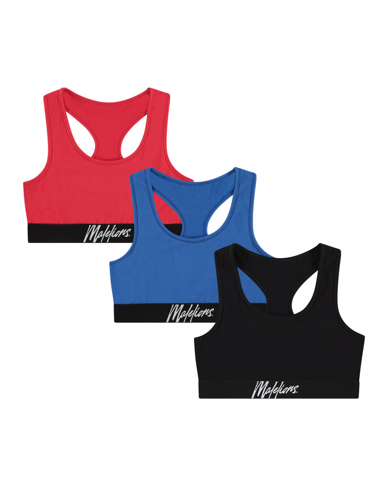 Malelions Women Malelions Women Bralette 3-pack - Tricolore-2