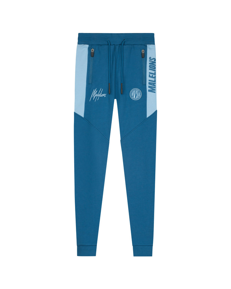 Malelions Junior Malelions Junior Sport Coach Trackpants - Navy/Light Blue
