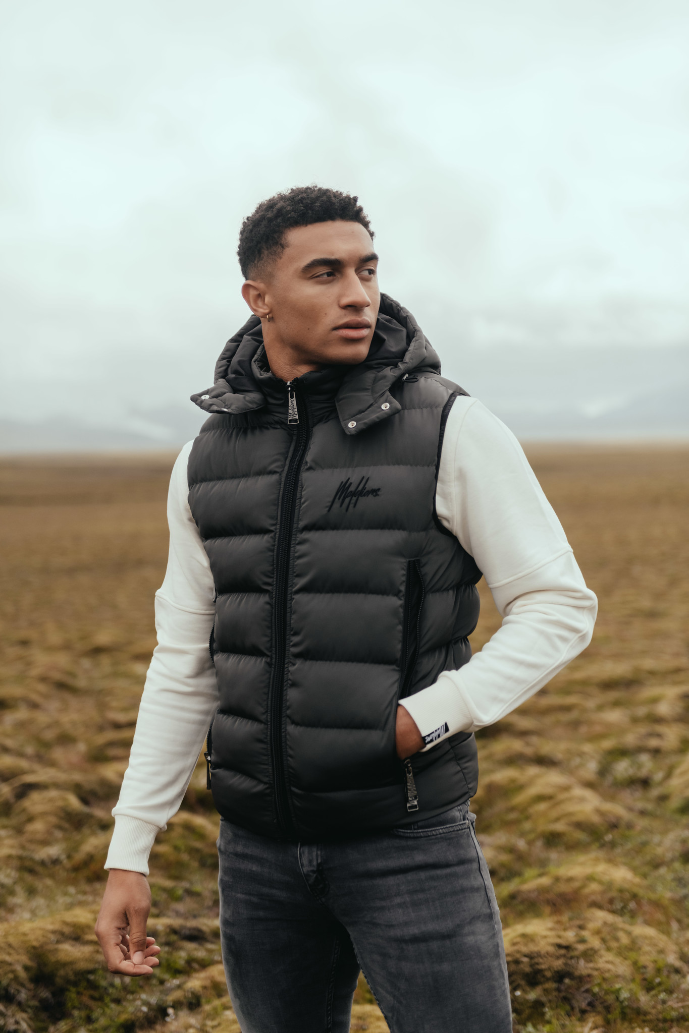 verpleegster Leed Mortal Malelions Men Travis Bodywarmer 2.0 - Iron Grey - Malelions