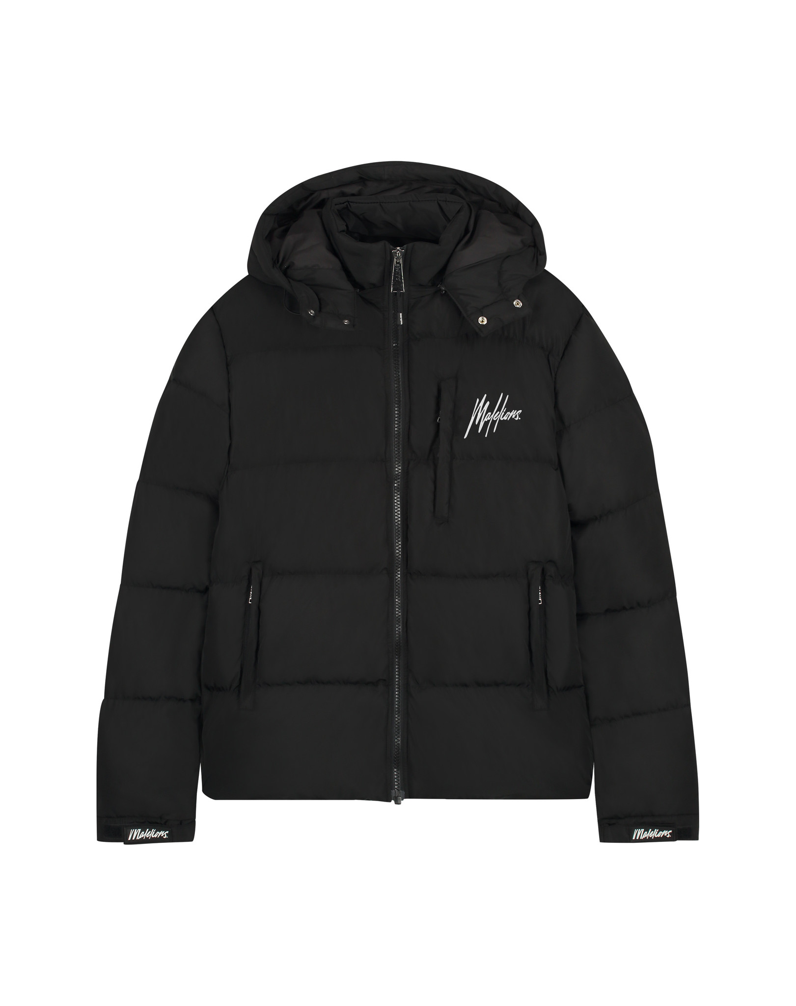 Malelions Sport Astro Puffer - Black/White - Malelions