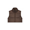 Malelions Women Cropped Bodywarmer - Brown