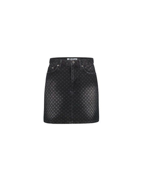 Monogram Skirt - Black