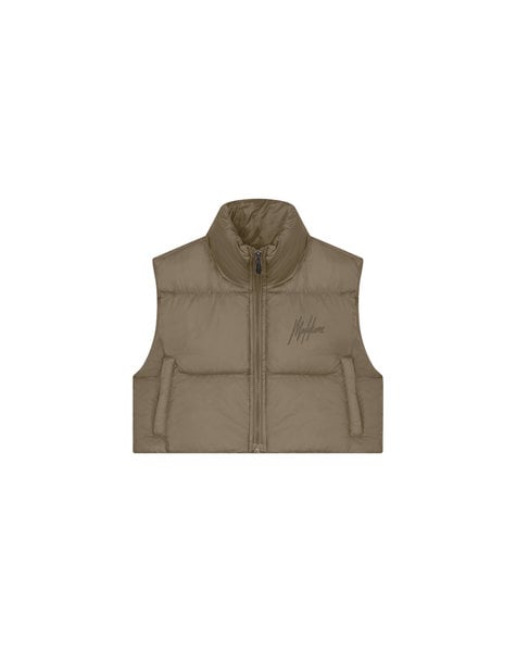 Cropped Bodywarmer - Beige