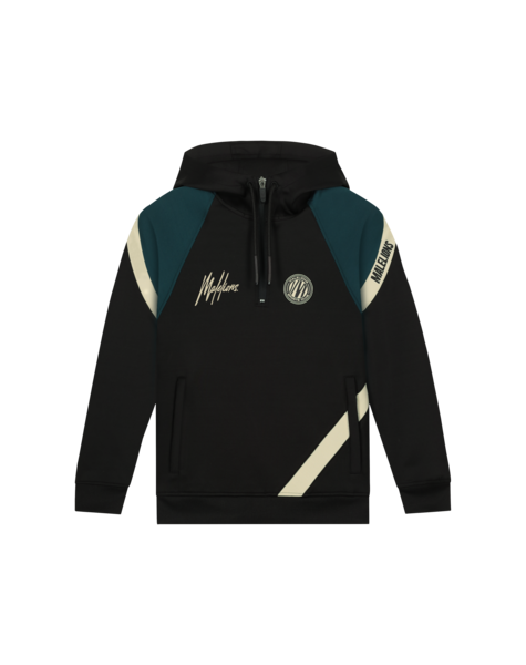 Pre-Match Hoodie - Black/Teal