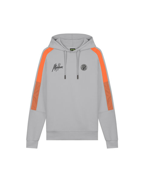 Transfer Hoodie - Grey/Orange