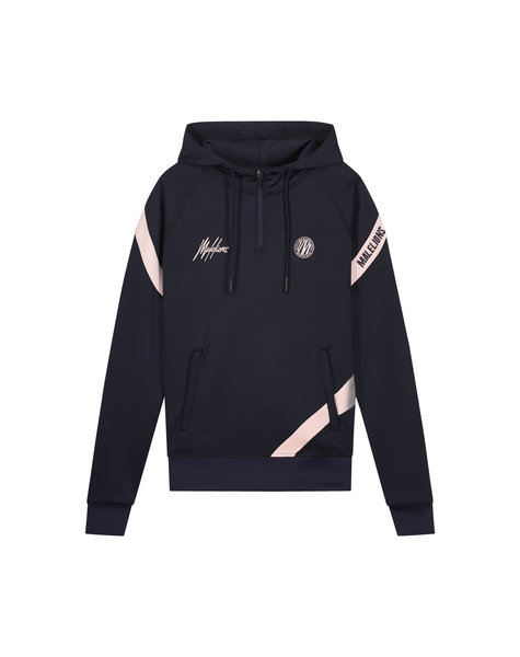 Pre-Match Hoodie - Navy/Pink