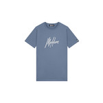 Essentials T-Shirt - Stone Blue/White