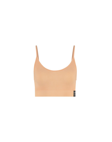 Ivy Rib Top - Peach