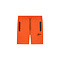 Malelions Sport Counter Short - Orange