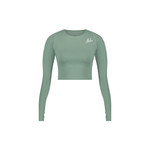 Sport Longsleeve Crop Top - Teal