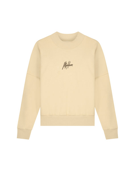 Brand Sweater - Taupe/Brown