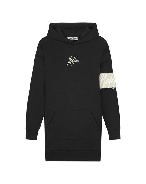 Captain Hoodie Dress - Black