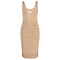 Malelions Women Mae Dress - Taupe