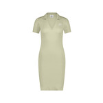 Rib Polo Dress - Sage Green