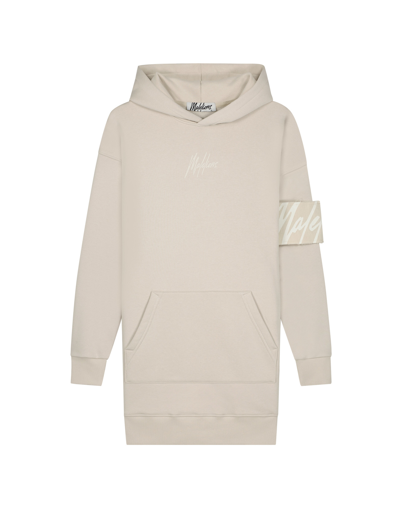 Malelions Women Captain Hoodie Dress - Moon Grey