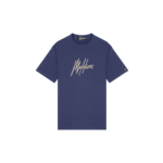 Essentials T-Shirt - Navy/Beige