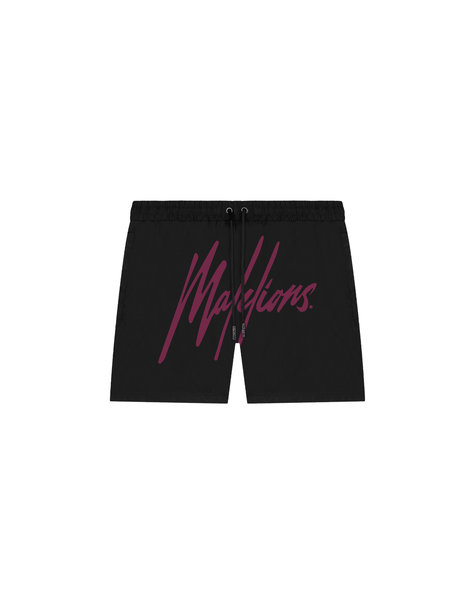 Essentials Swimshort - Black/Cherry