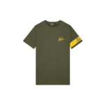 Captain T-Shirt - Army/Yellow