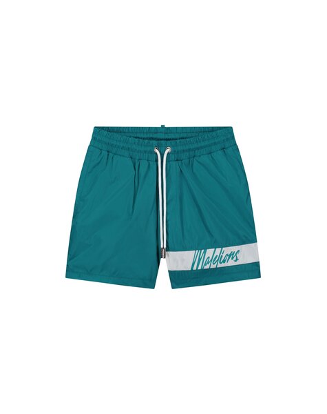 Captain Swimshort - Teal/White