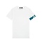 Malelions Men Captain T-Shirt 2.0 - White/Teal