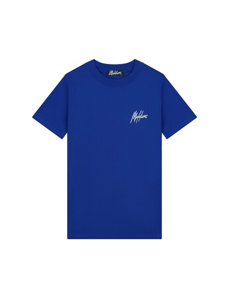 Studio T-Shirt - Cobalt/White