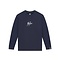 Malelions Junior Split Essentials Sweater - Navy/Light Blue