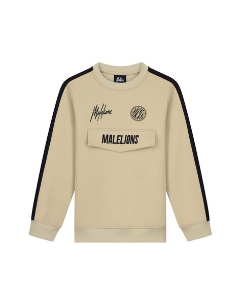 Junior Academy Sweater - Sand/Black