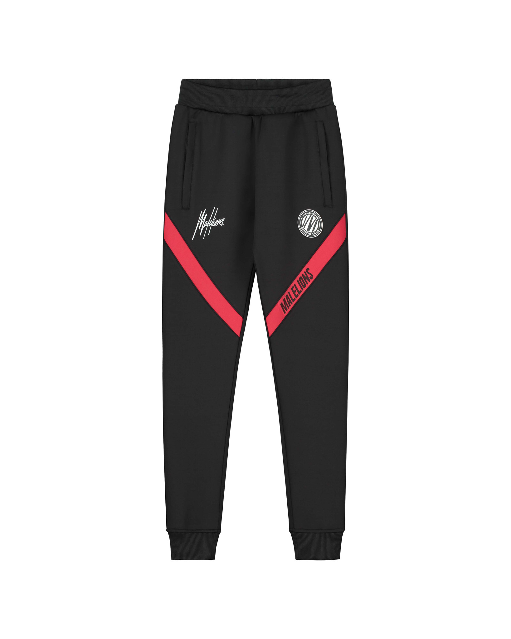 Malelions Junior Sport Pre-Match Trackpants - Black/Red product