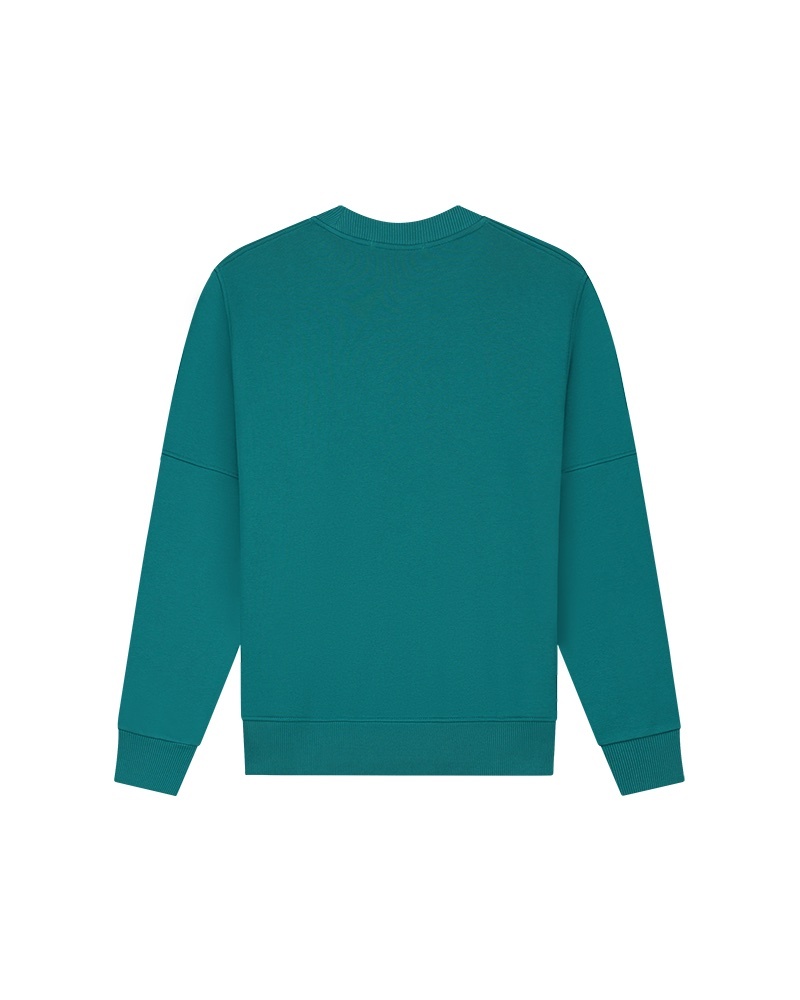 Malelions Men Duo Essentials Sweater Teal/White Malelions