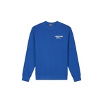 Men Workshop Sweater - Cobalt/White