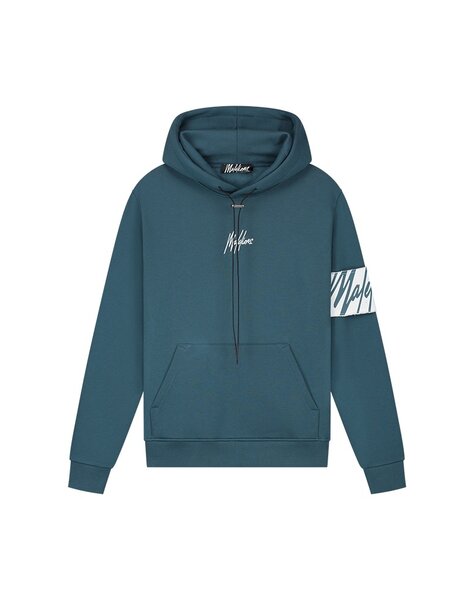 Men Captain Hoodie - Petrol/White