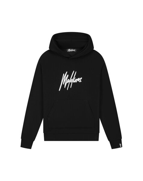 Men Duo Essentials Hoodie - Black/White