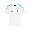 Malelions Sport Men Fielder T-Shirt - White/Turquoise