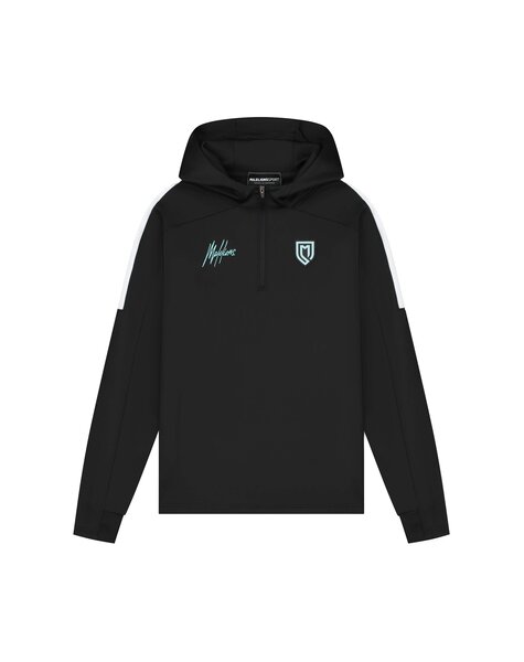 Men Fielder Hoodie - Black/Turquoise