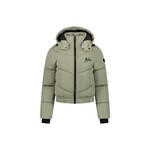 Women Signature Puffer Jacket - Sage Green