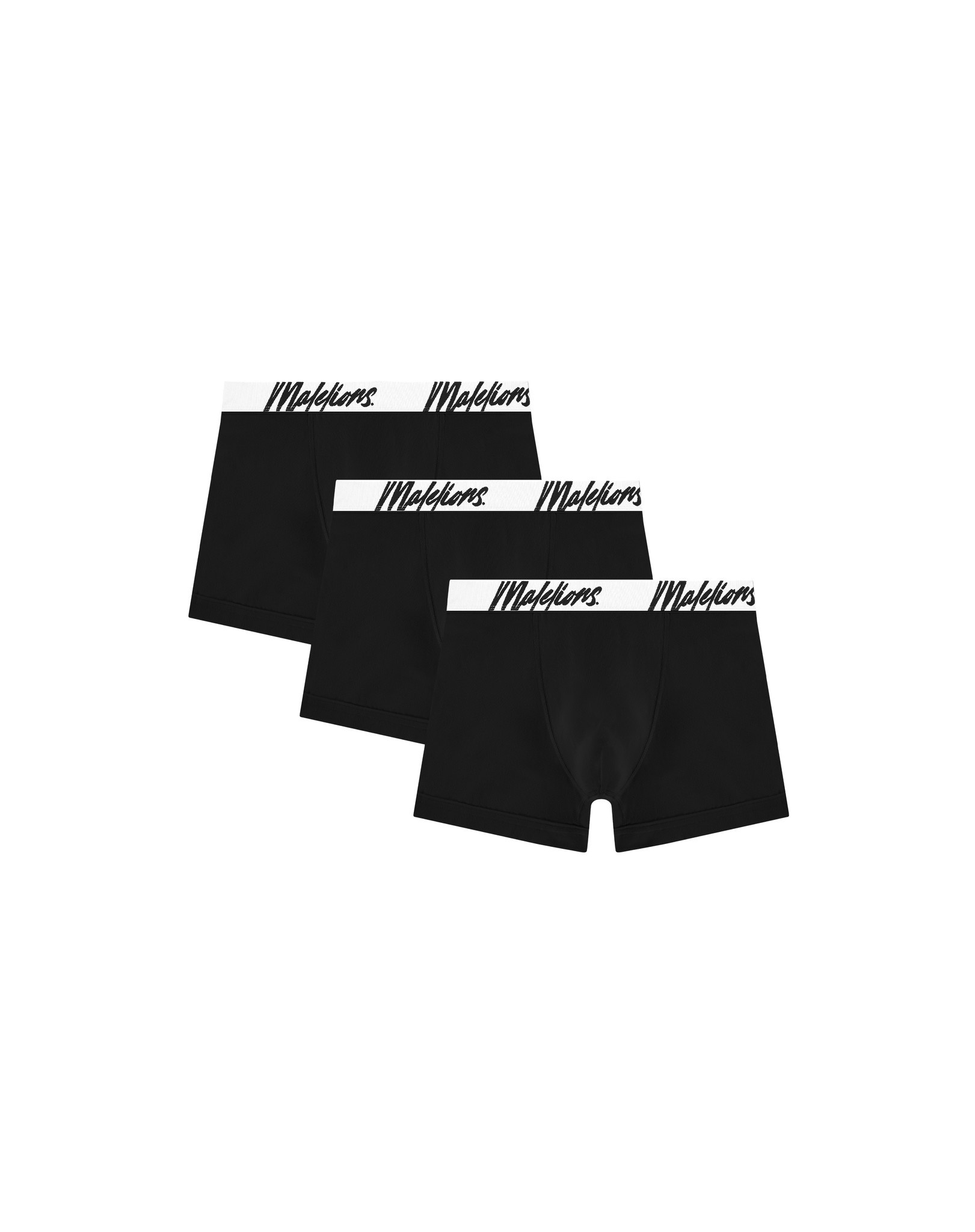 Malelions Men Boxer 3-Pack - Black/White