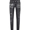 Malelions Men Stained Jeans - Black