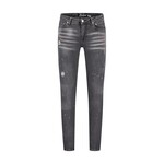 Men Stained Jeans - Grey