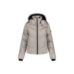 Women Monogram Puffer Jacket - Grey