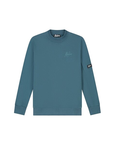 Men Turtle Sweater - Petrol