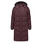 Malelions Women Signature Long Puffer Jacket - Brown