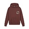 Malelions Men Sponge Hoodie - Brown/Light Brown