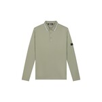 Men Longsleeve Polo - Light Green