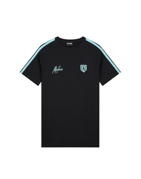 Men Academy T-Shirt - Black/Turquoise