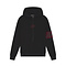 Malelions Men Captain Hoodie - Black/Burgundy