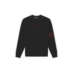 Men Captain Sweater - Black/Burgundy