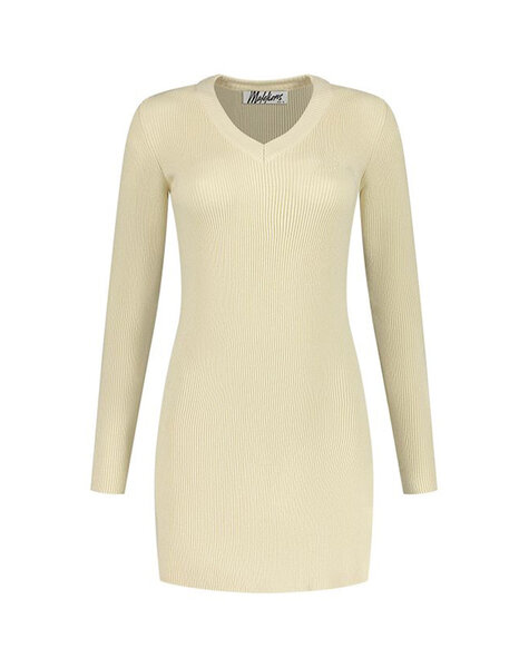 Women Knit Sweater - Beige