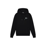 Men Split Hoodie - Black/Turquoise