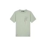 Men Painter T-Shirt - Aqua Grey