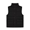 Malelions Men Crinkle Padded Vest - Black